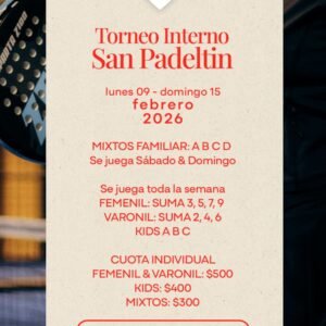 TORNEO SAN PADELIN FEMENIL