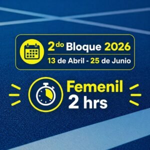 FEMENIL 2 HRS 2do BLoque 13 ABRIL/ 25 JUNIO